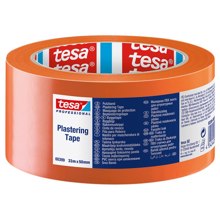 Tesa professional 1060123 - 60399 spvcplasttapstan33mx50mm | 1 stuks