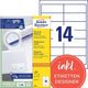 Etichette universali avery zweckform 3678 97x37mm