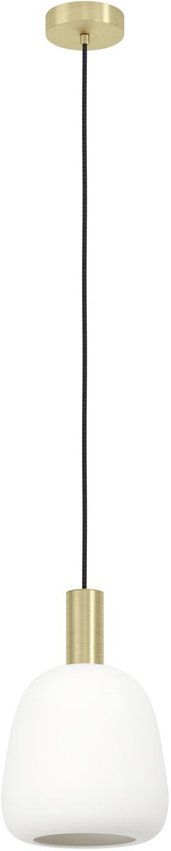 Lámpara colgante Eglo manzanares - e27 - ø 22,5 cm - blanco|oro