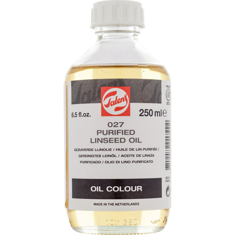 Talens • aceite de linaza purificado 027 botella 250ml
