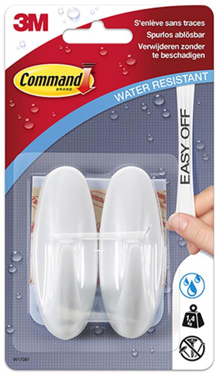 Haken command medio impermeabile bianco