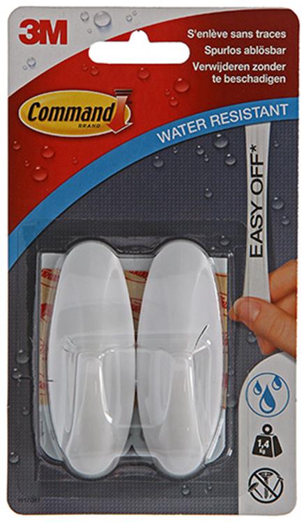 Haken command medio impermeabile bianco