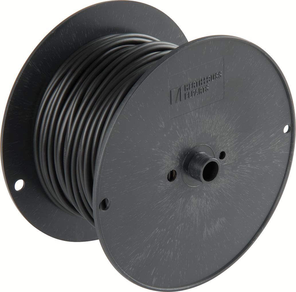 HERHTH+BENS RL.Cables FLK 2.5 Black A 50 MTR