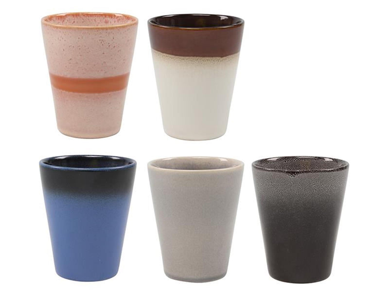 Svenska living koffiemok earth 310ml per 6 stuks