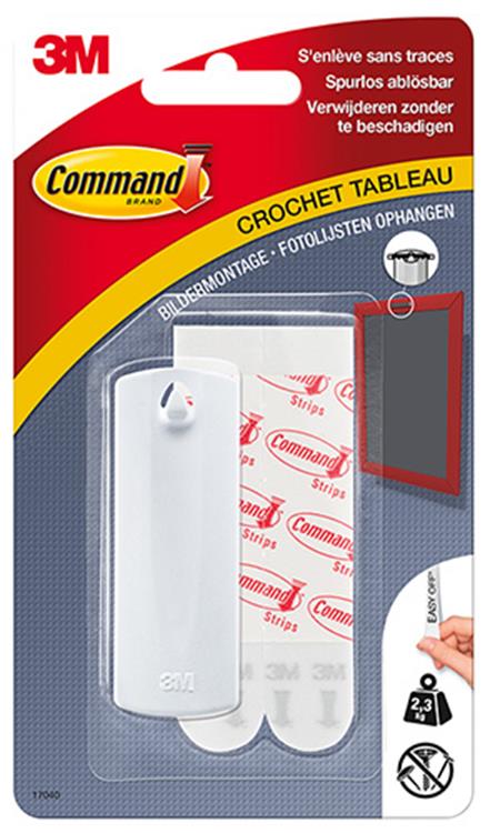 3m 1006137 - staffa per gancio per quadri | 1 pz