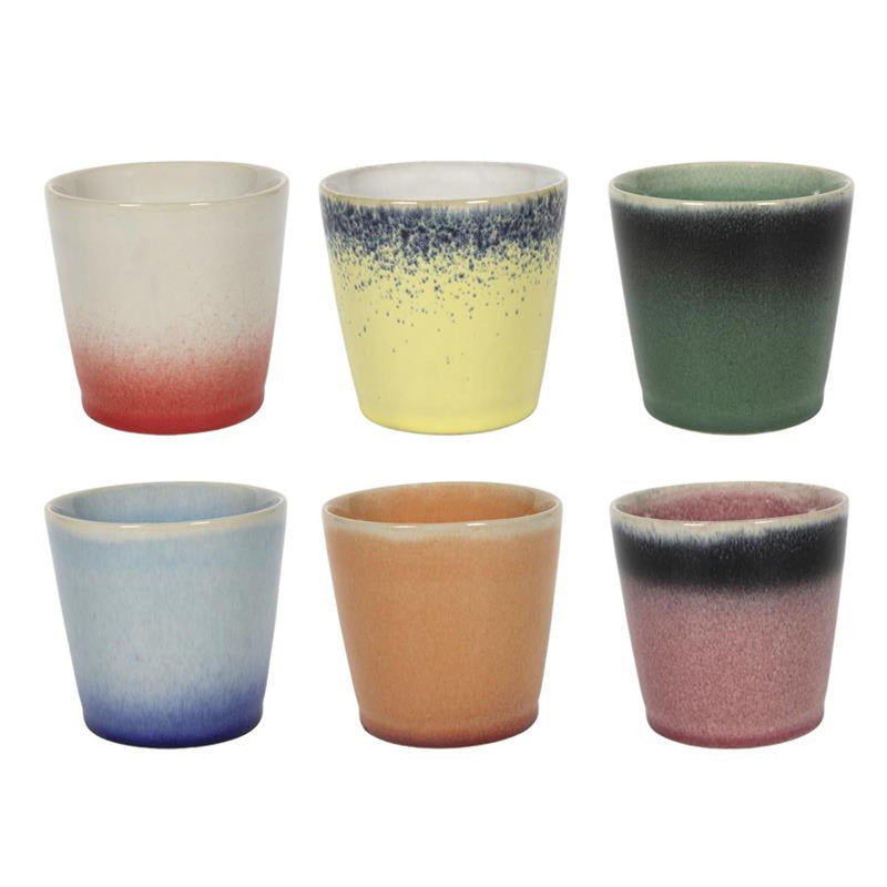 Svenska living koffiemok 'fire' ø7,5cm 200ml doos a 6