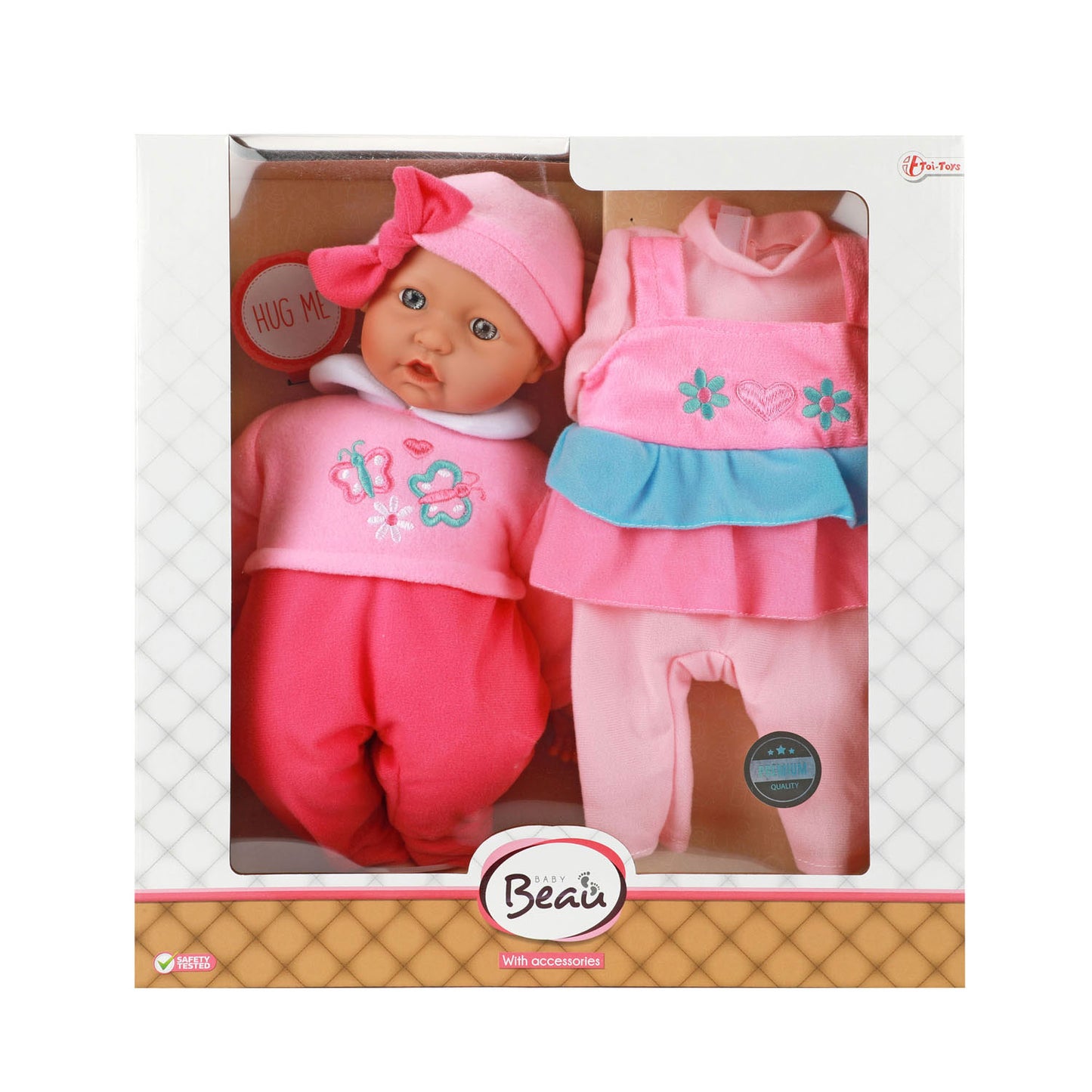 Baby Beau Babypop con set regalo di abbigliamento