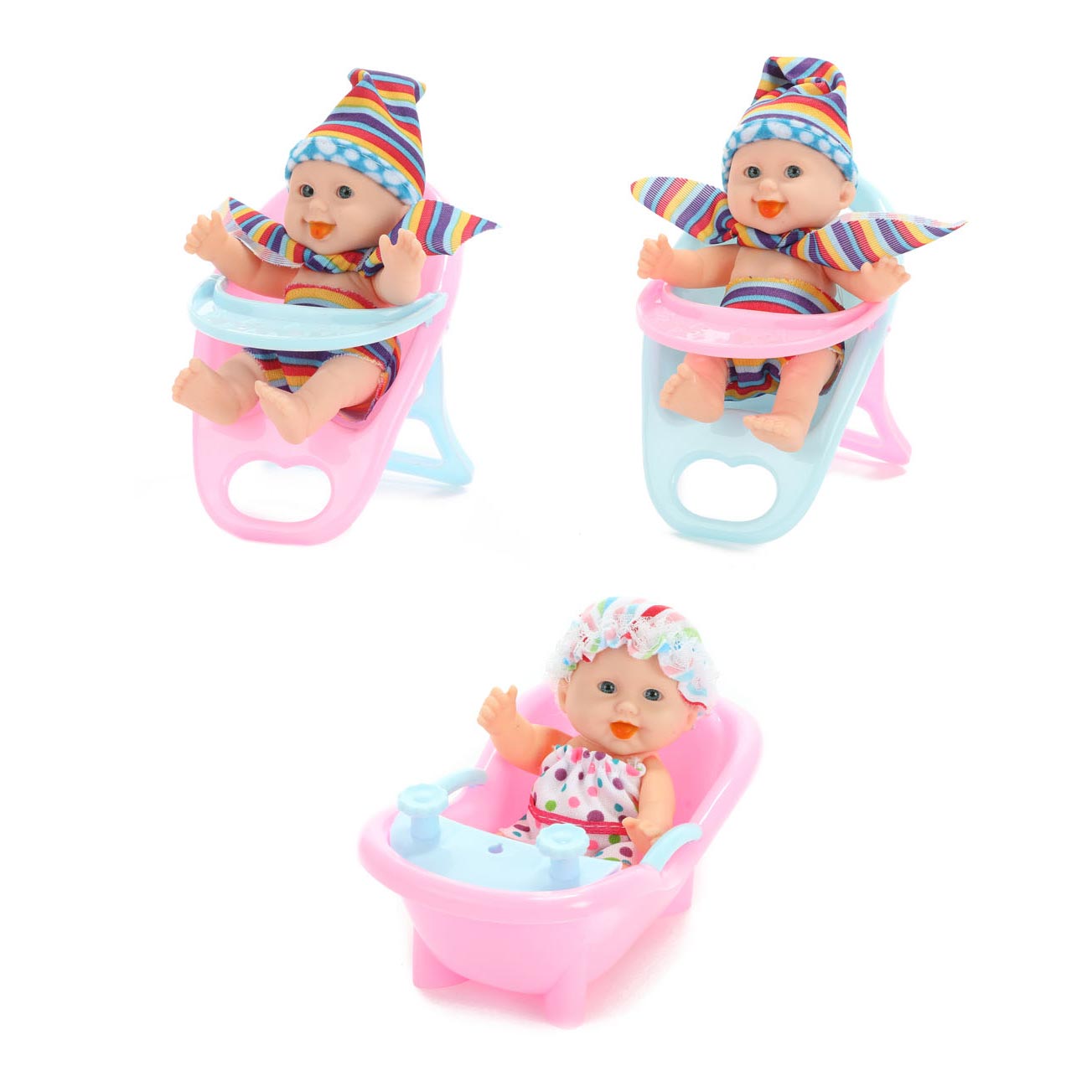 Baby Beau Mini Baby Pop sentado, 12 cm