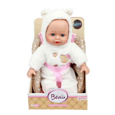 Baby Beau Baby Doll in bambola sedile, 33 cm