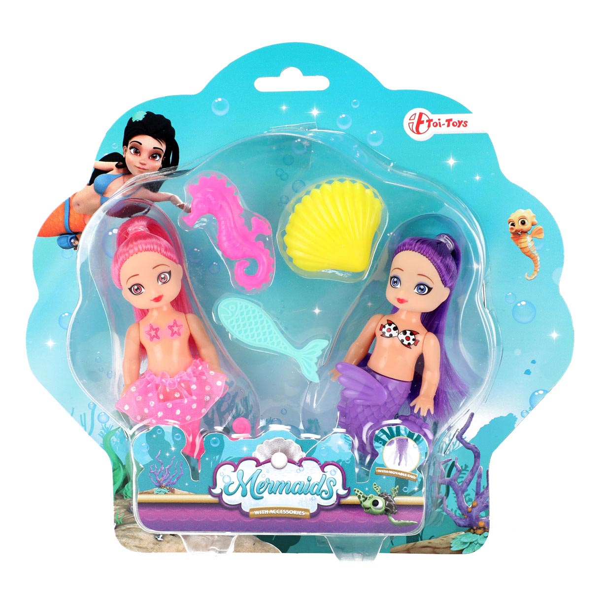 Sirene sirena pop con accessori, 12 cm