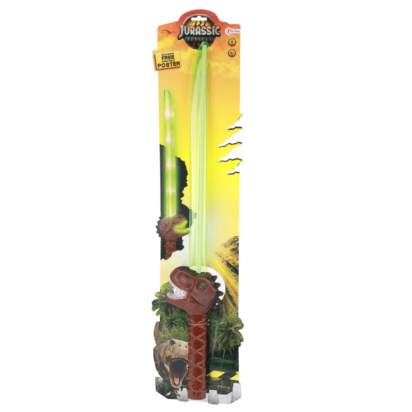 Toi-toys Jurassic Revival Light Sword T-Rex Light and Sound