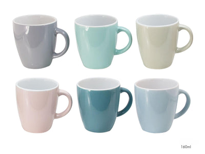 Svenska living senseo tazza 160ml 6 colori uni 6 pezzi