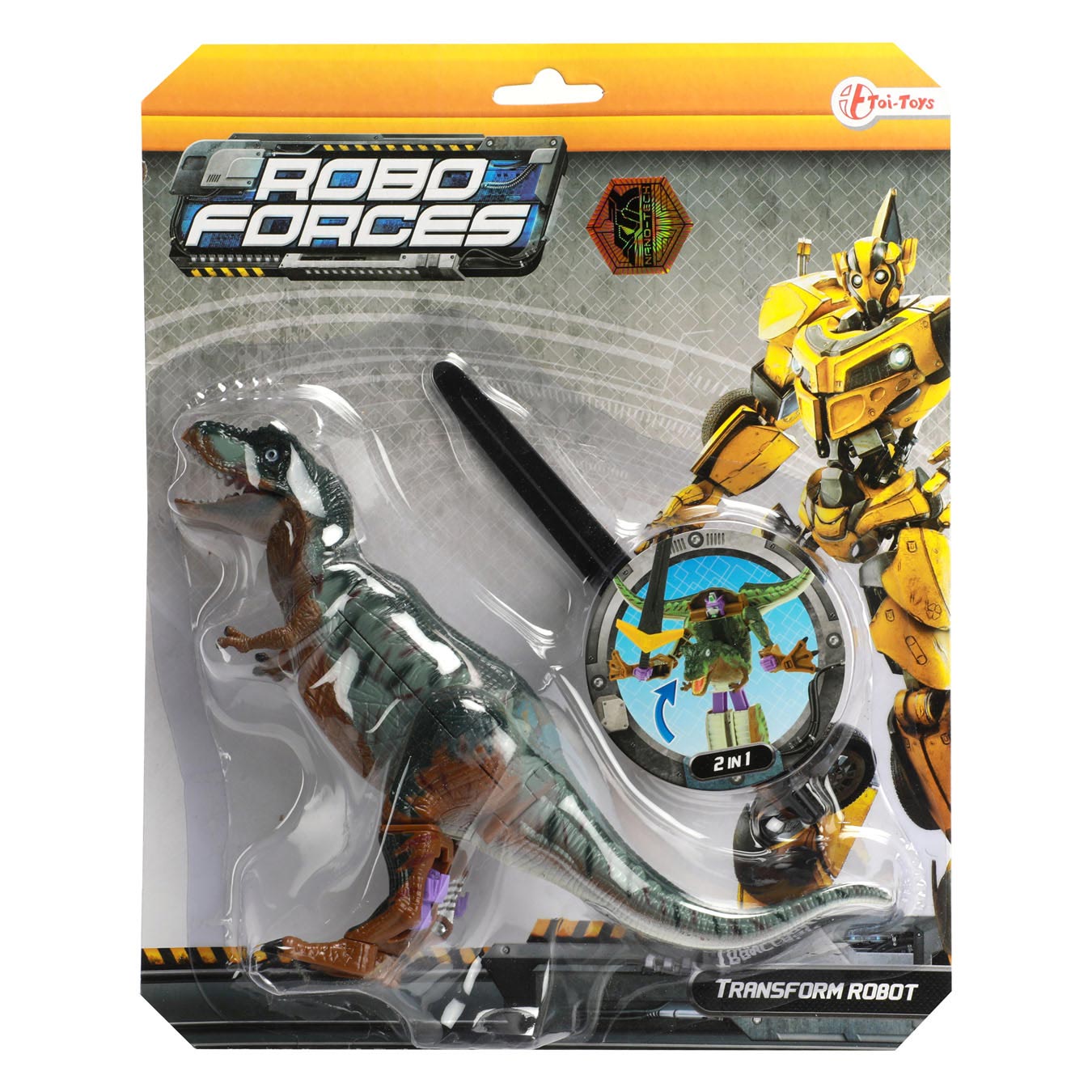 RoboForces cambia Robot Dino, 17 cm