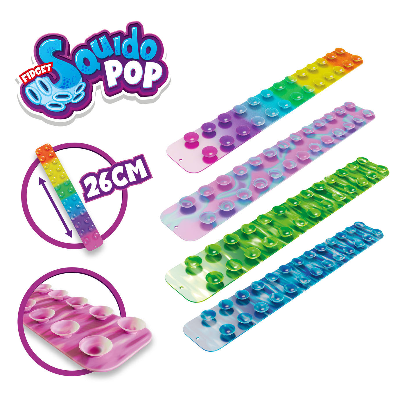 TOI-TOYS SQUIDPOP BANDA FIGDET REGENBOOG