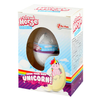 Toi-toys groei-ei eenhoorn dream horse junior 5,2 cm roze