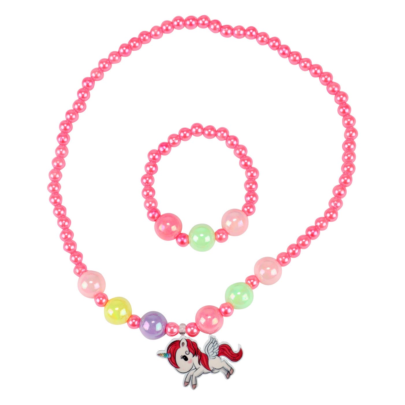 Dream Horse Pearl Chain and Bracelet Unicornio