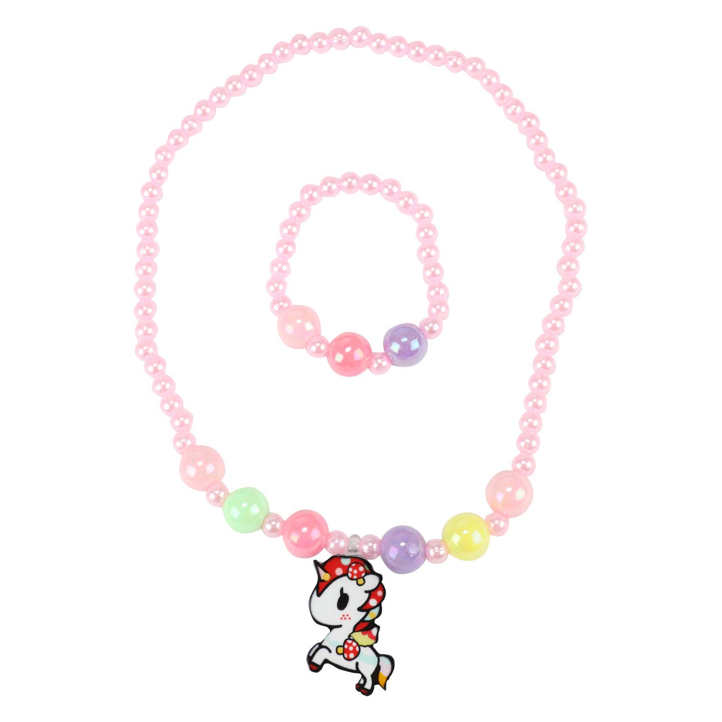 Dream Horse Pearl Chain e Bracciale Unicorn