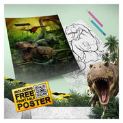 World of dinosaurs 3d puzzel dino glow in the dark - afbeelding 3
