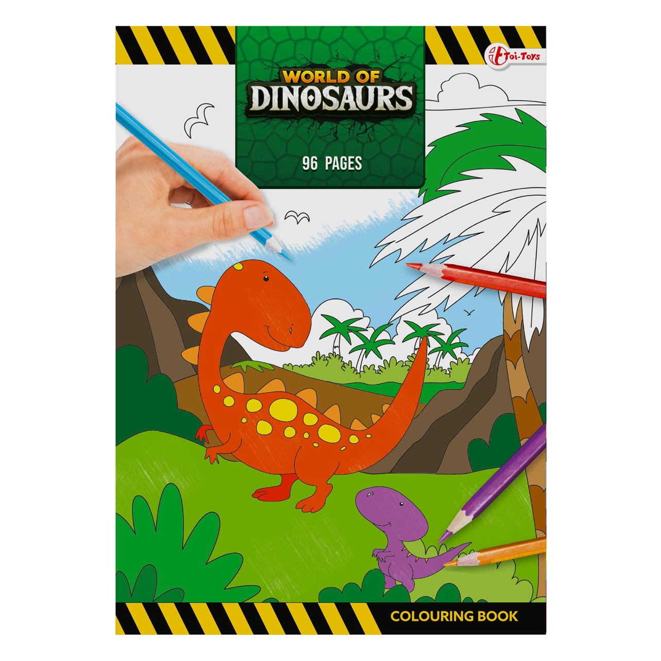 World of Dinosaurs Super Colorbook