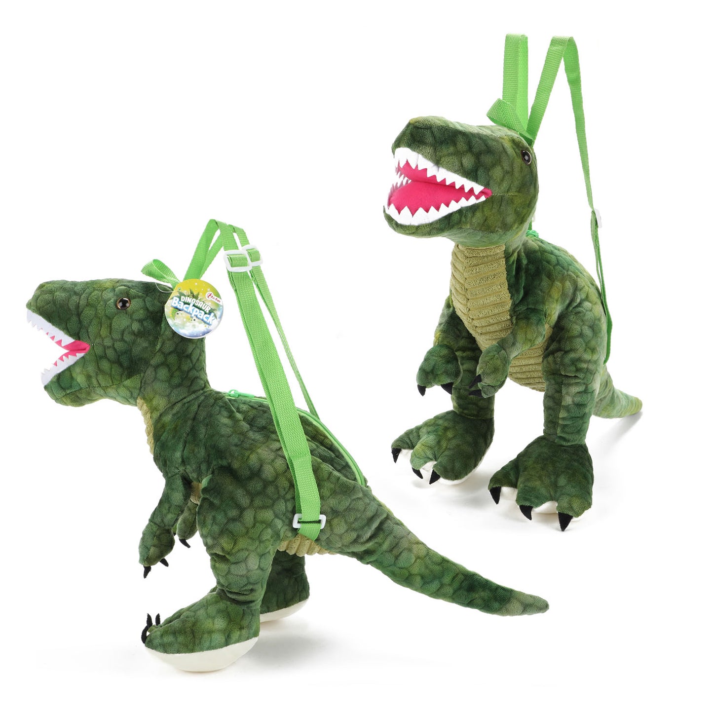 TOI-TOYS Dinosaurus Backpack T-Rex Pluche, 50 cm