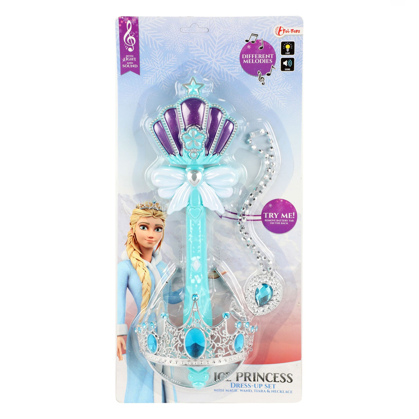 TOI TOYS Ice Magic Leg Princess con luz y sonido