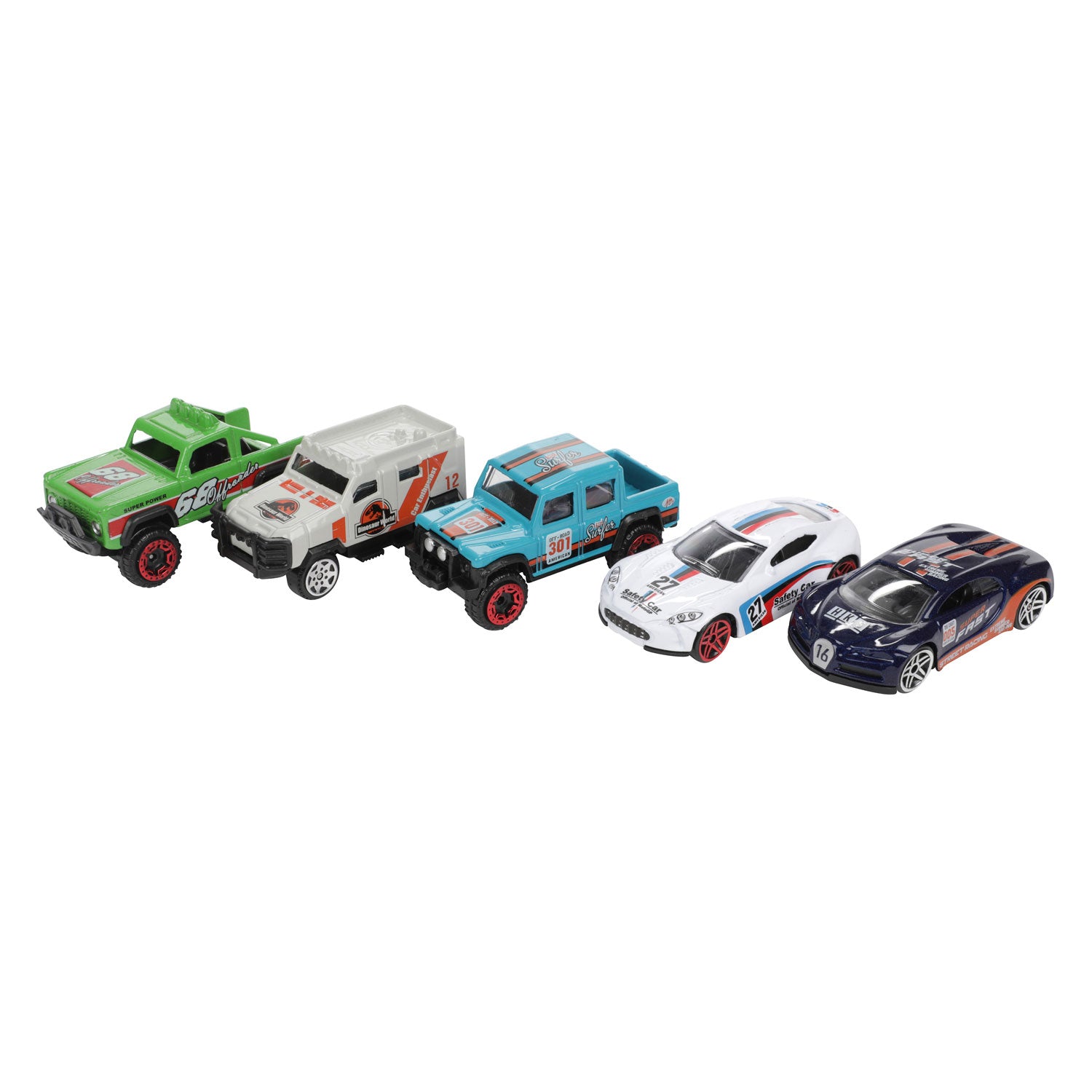 Metal Rally Racing Cars, 5 °.