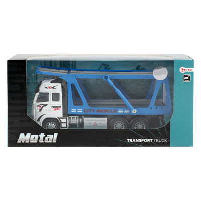 Toi-toys metalworld pull back auto transporter 1:38
