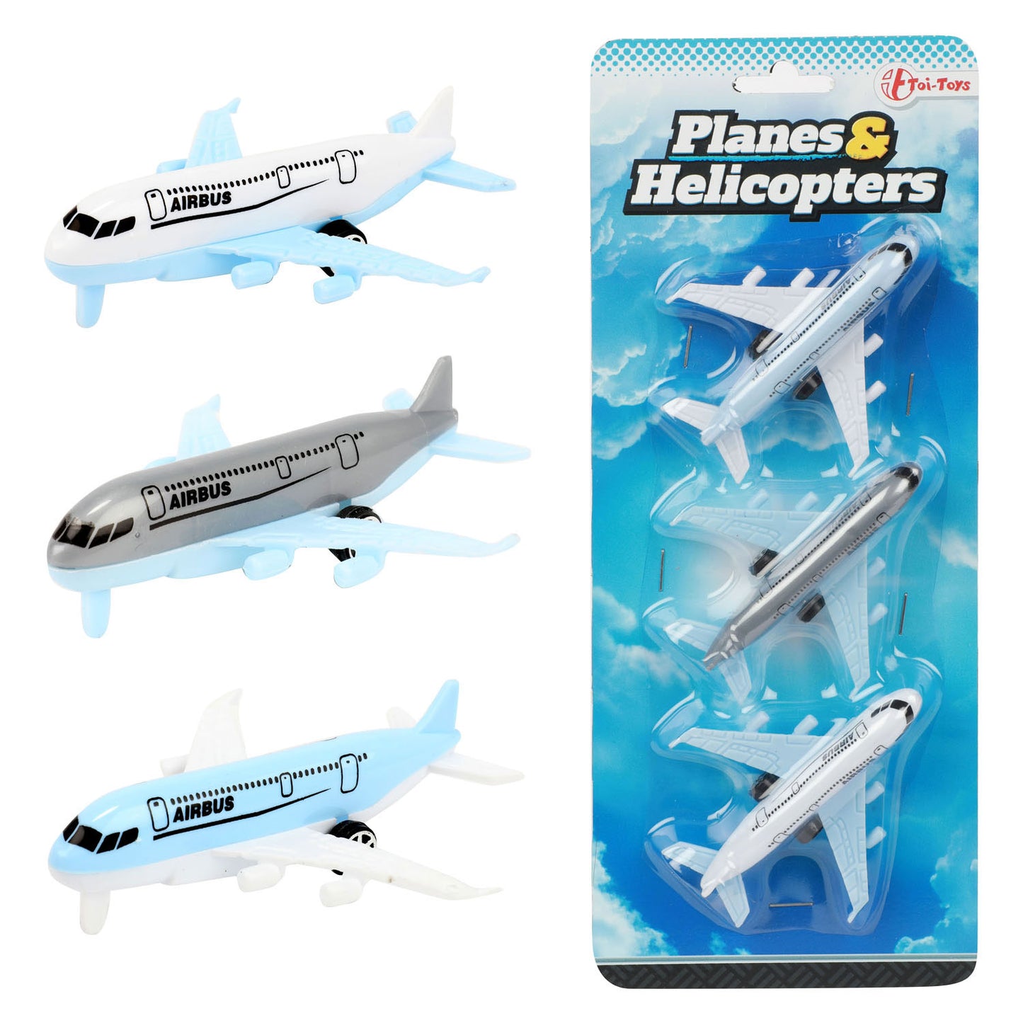 TOI-TOYS Airbus Aircraft, 3 °.