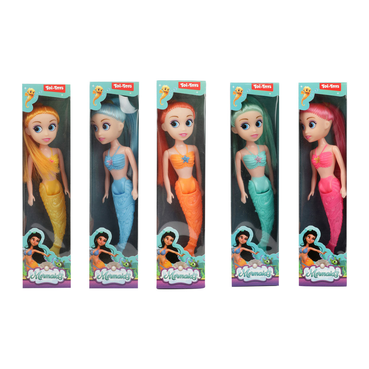 Toi-toys sirene sirena pop con coda piegabile, 18 cm