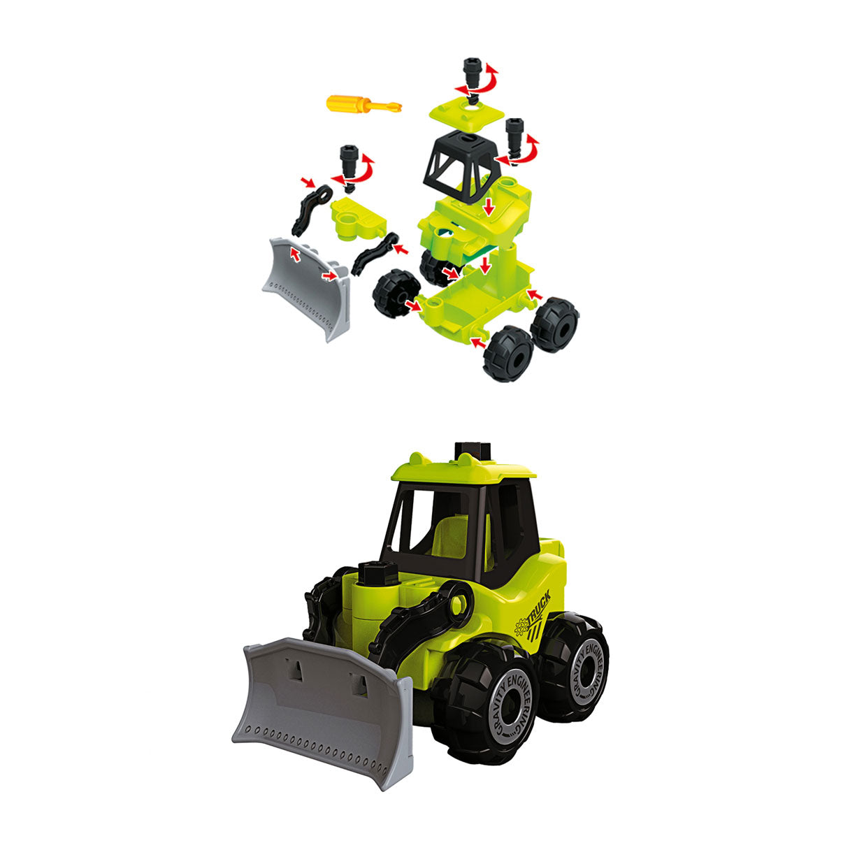 Toi-toys bouw un vehículo de trabajo