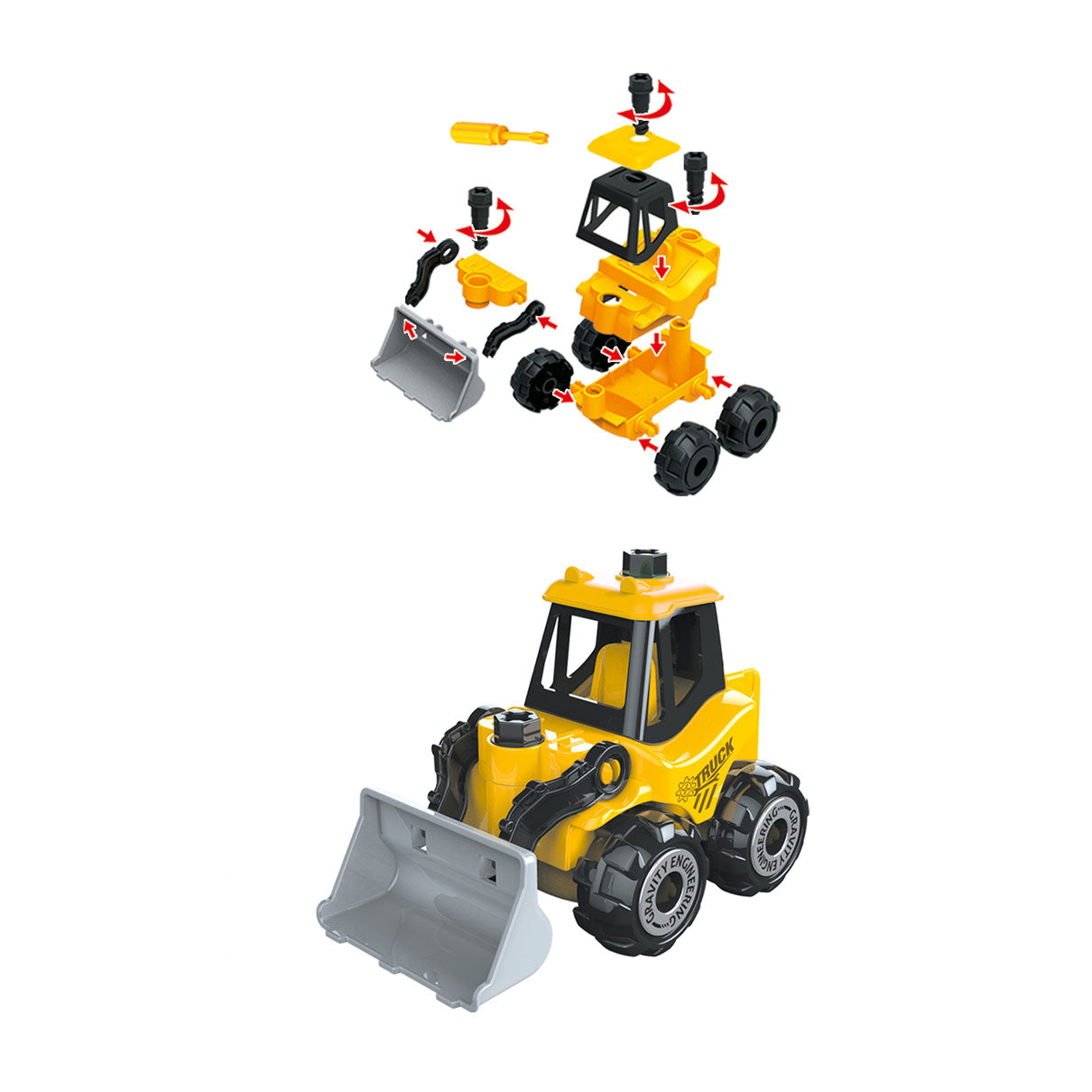 Toi-toys bouw un vehículo de trabajo