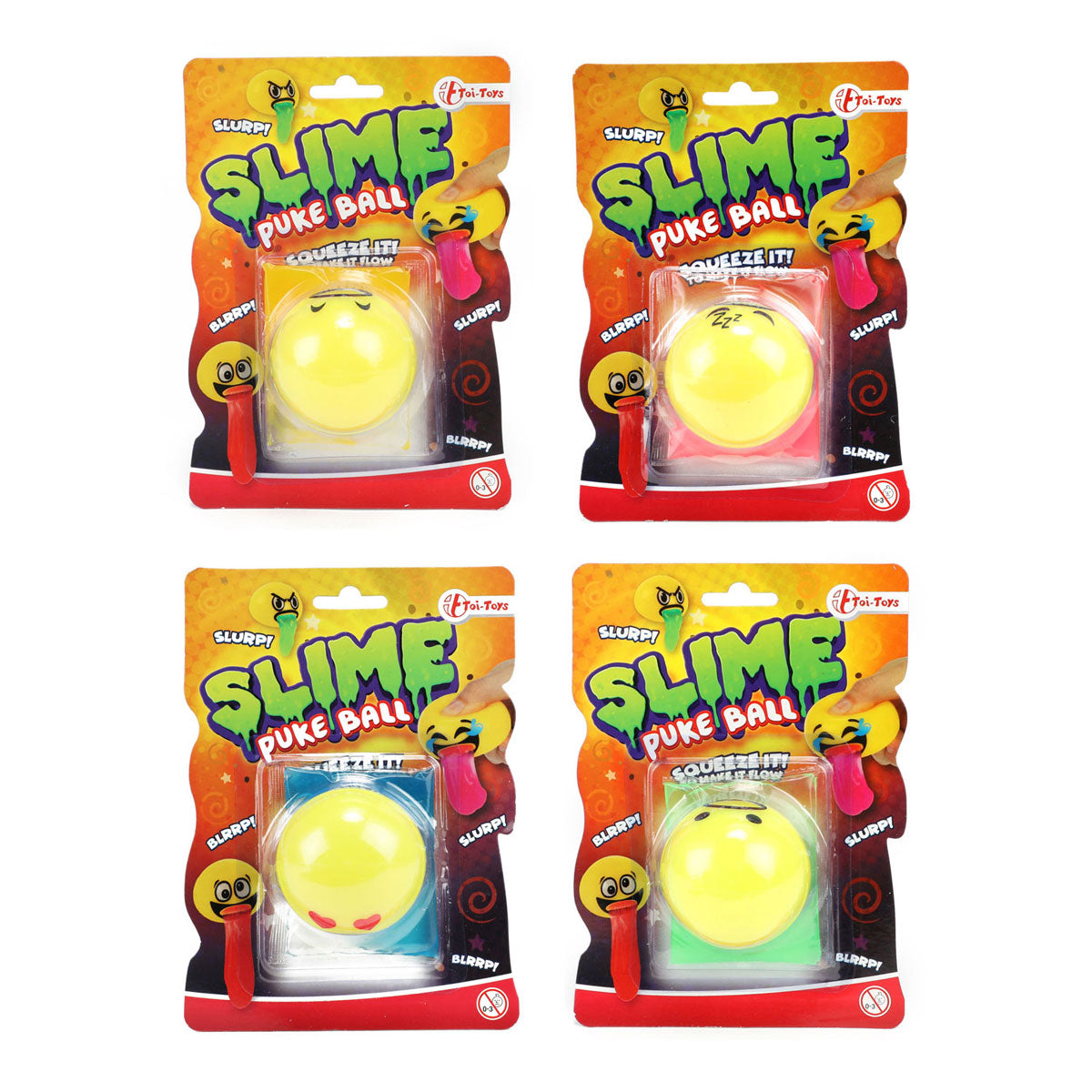 Toi-toys Mucus Vomying Ball Ride Face