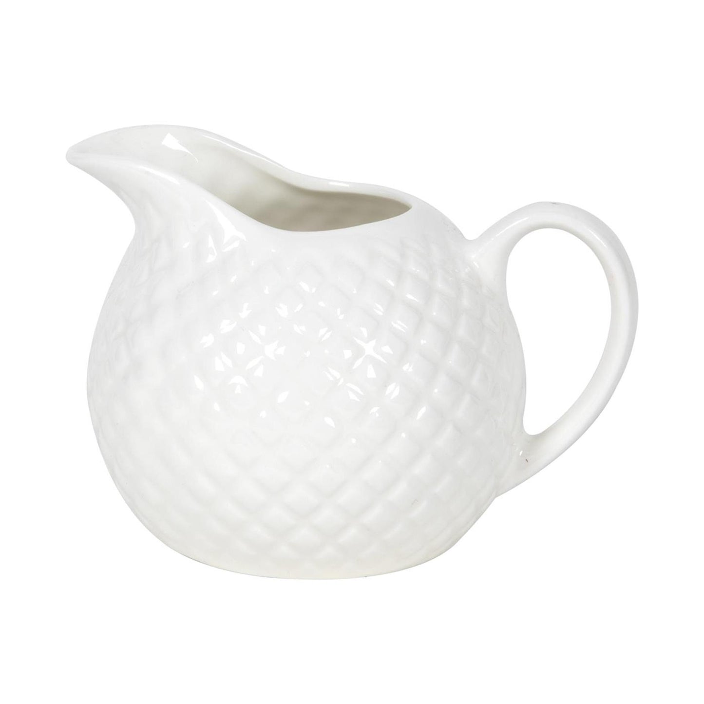 Diamante de porcelana engastado crema