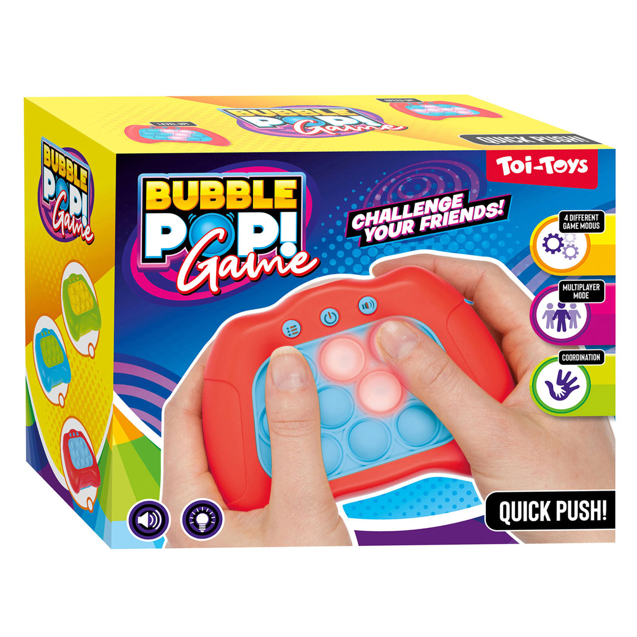 TOI-TOYS Juego de habilidades Bubble Pops Controller