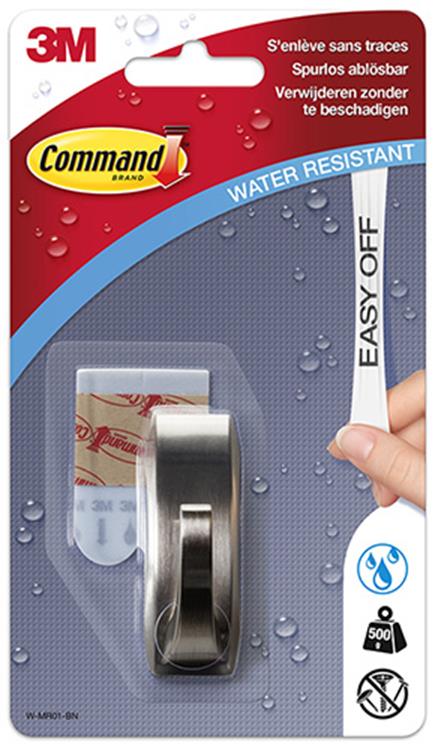 3m 1006172 - gancio piccolo in metallo moderno | 6 pezzi