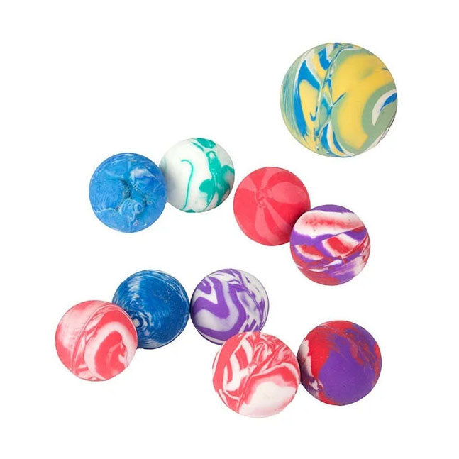 Toi-toys Fun Stuiterballs Marble, 10st.