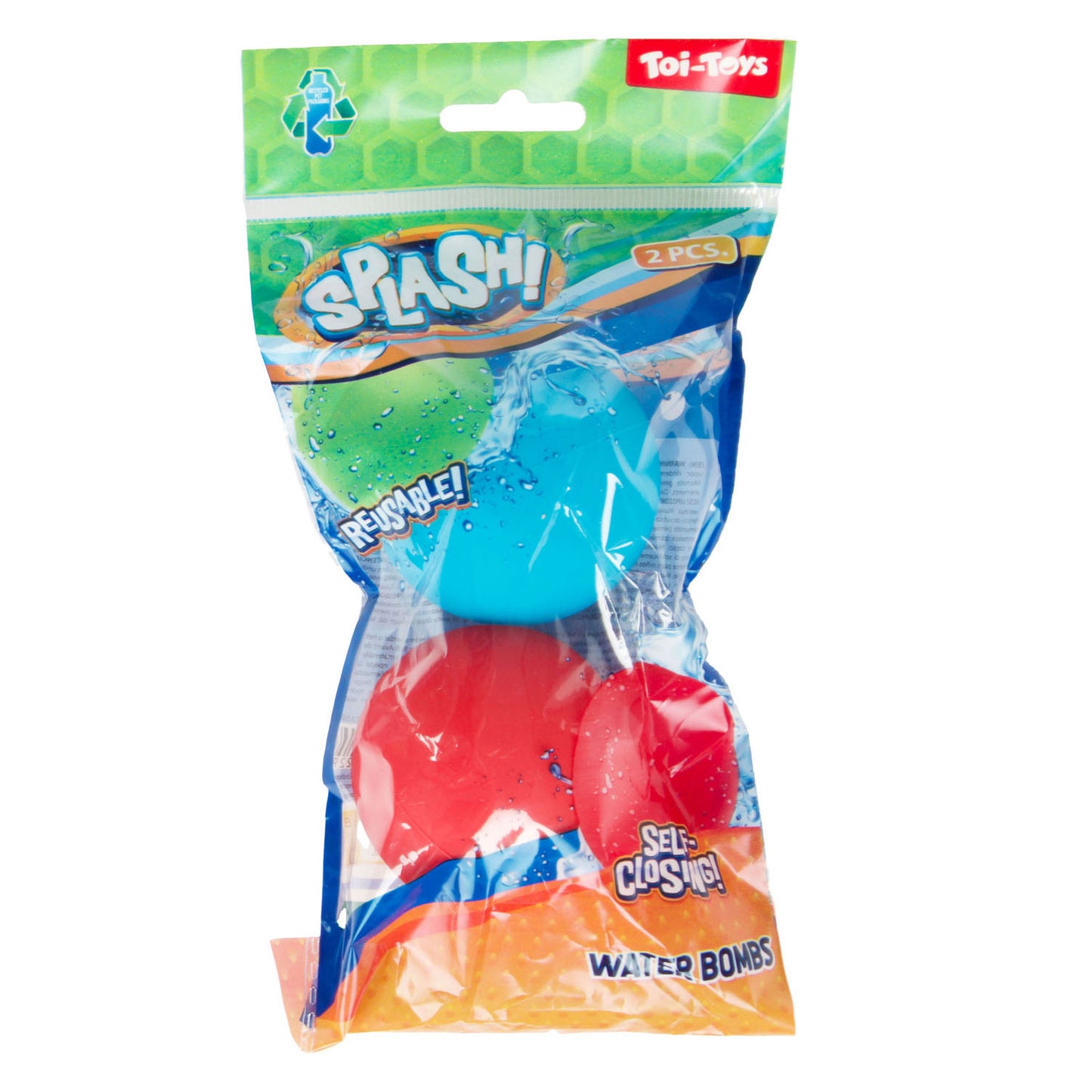 Splash Water Globo reutilizable Reutilizable, 2st.