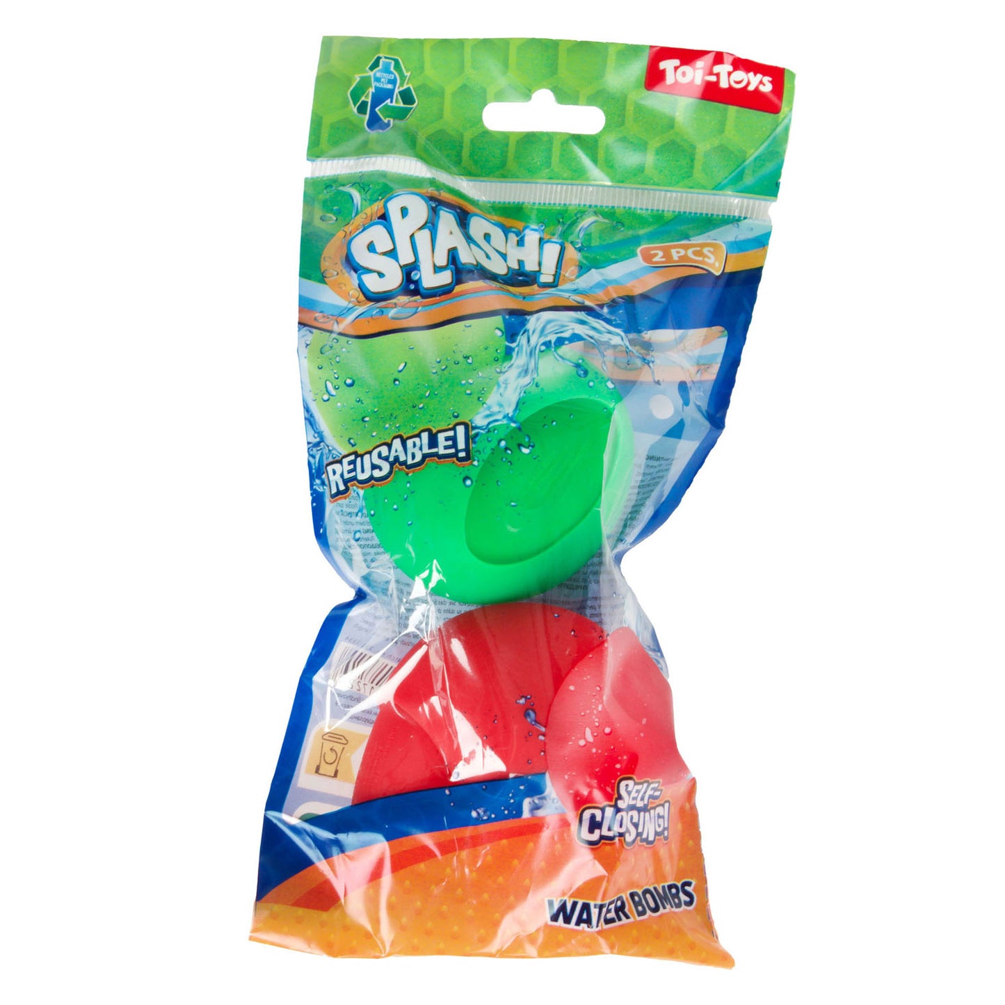 Splash Water Globo reutilizable Reutilizable, 2st.