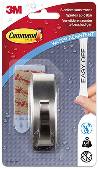 3m 1006168 - wmr02bn comm moderno níquel cepillado m | 6 piezas
