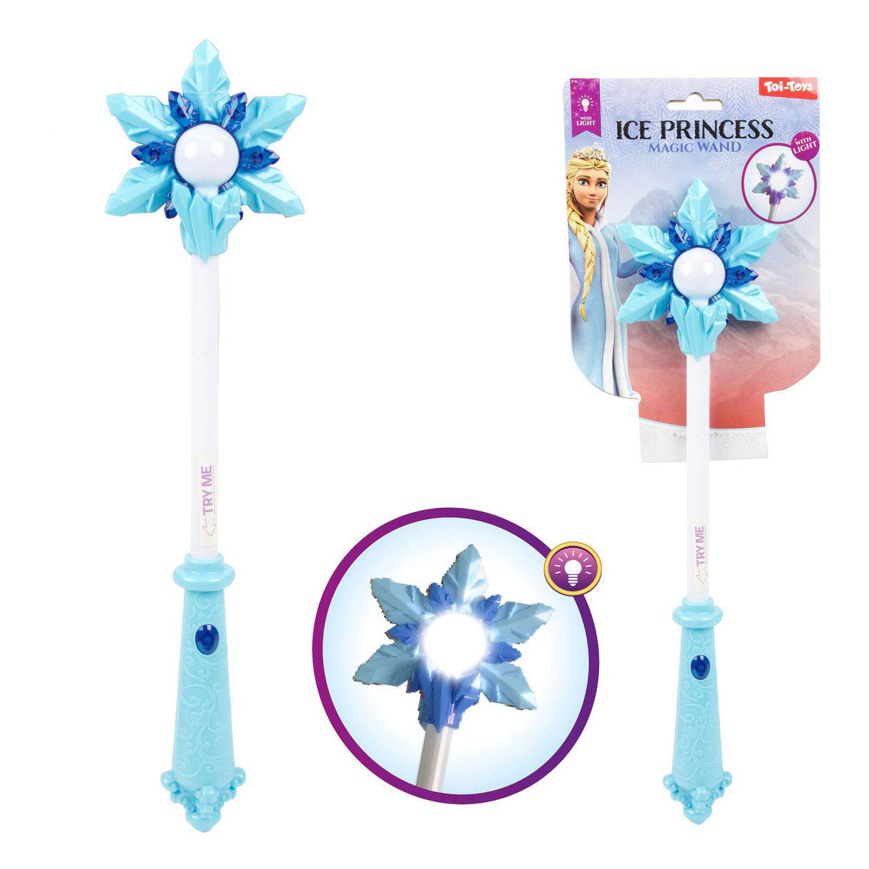 Toi-toys magic gamba perla con luce