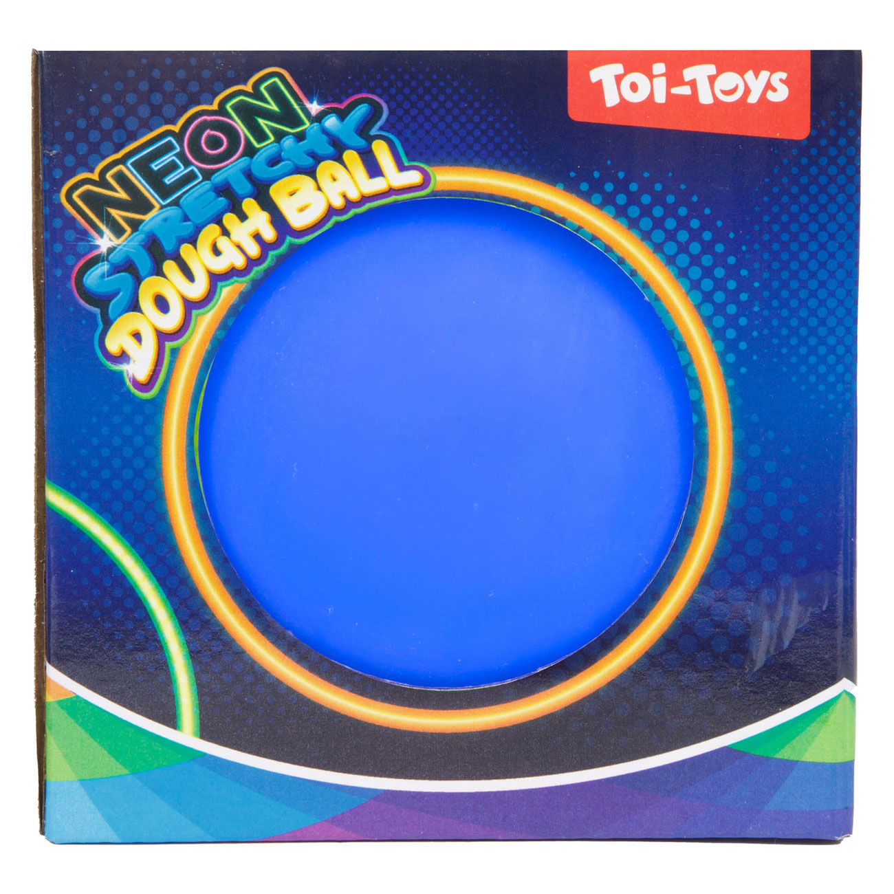 Toi-toys divertente neon in bleedbal, 10 cm
