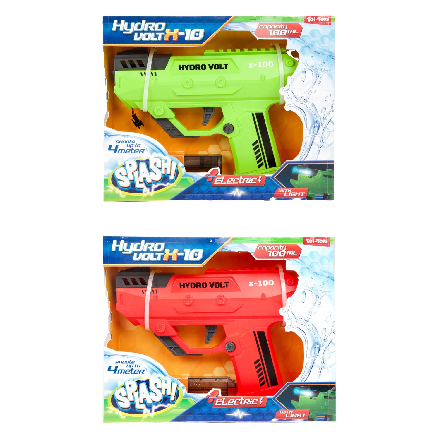 Splash Electric water gun Wave with light green red