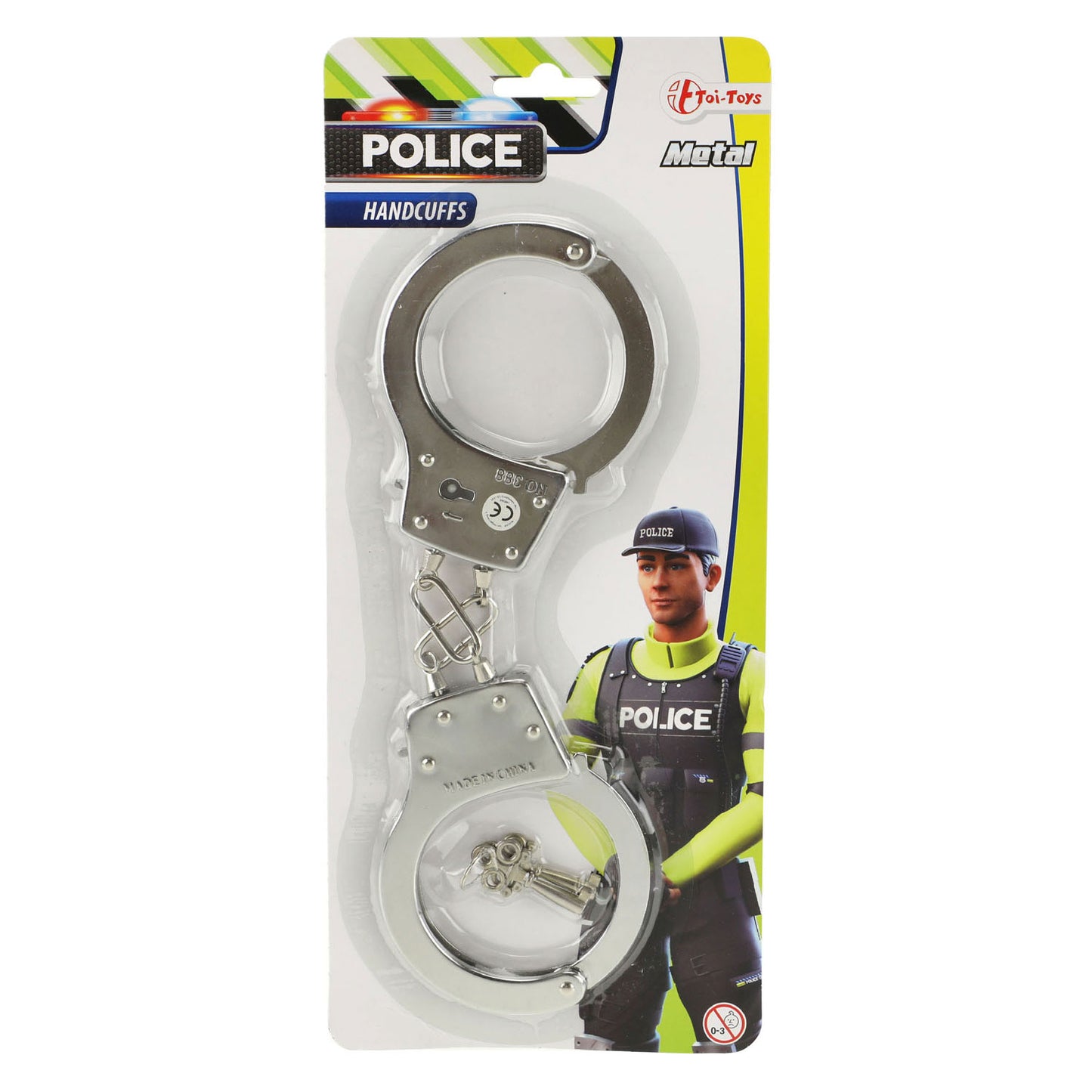 Police Toi-Toys Metal Police manette 28 cm