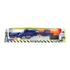 TOI-TOYS POLICE FUCILE Blu con 6 schiuma