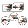 TOI-TOYS ALFAFOX Gun militarmente con luz, sonido y linterna