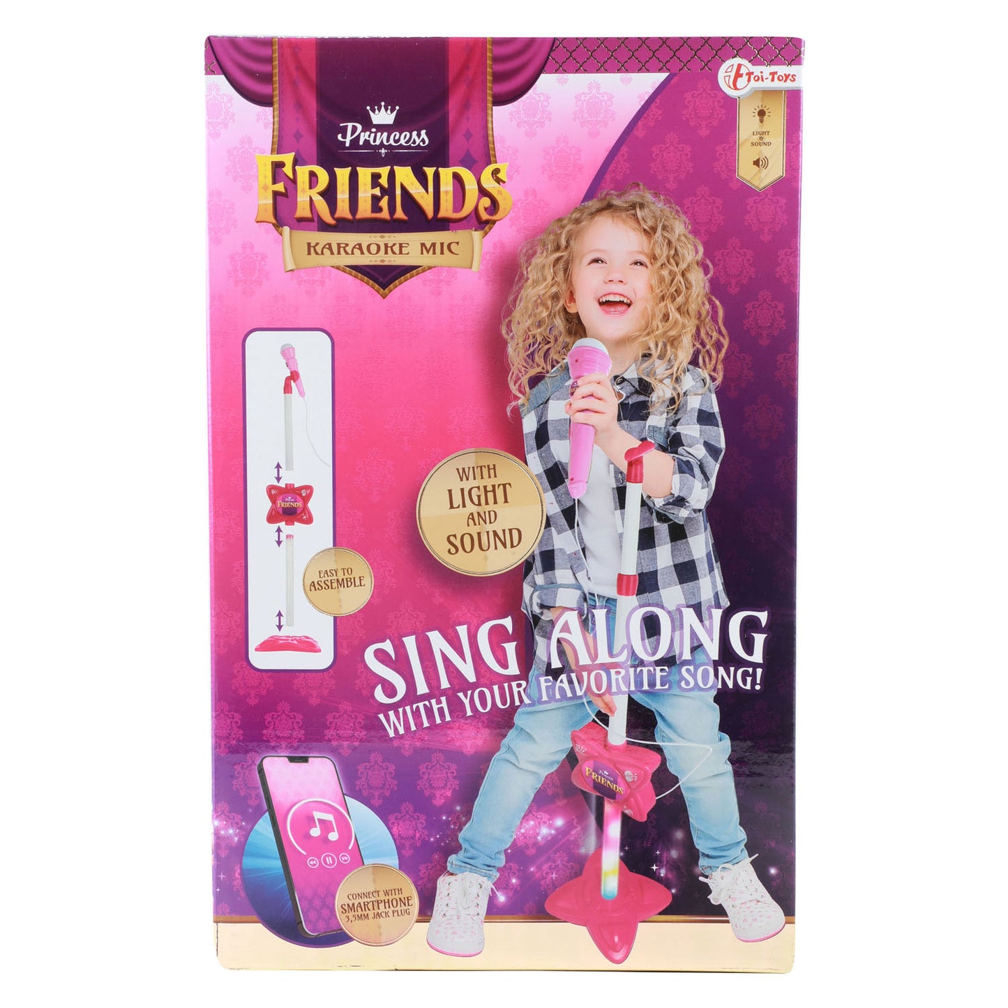 TOI-TOYS Friends Karaoke Set con connessione smartphone