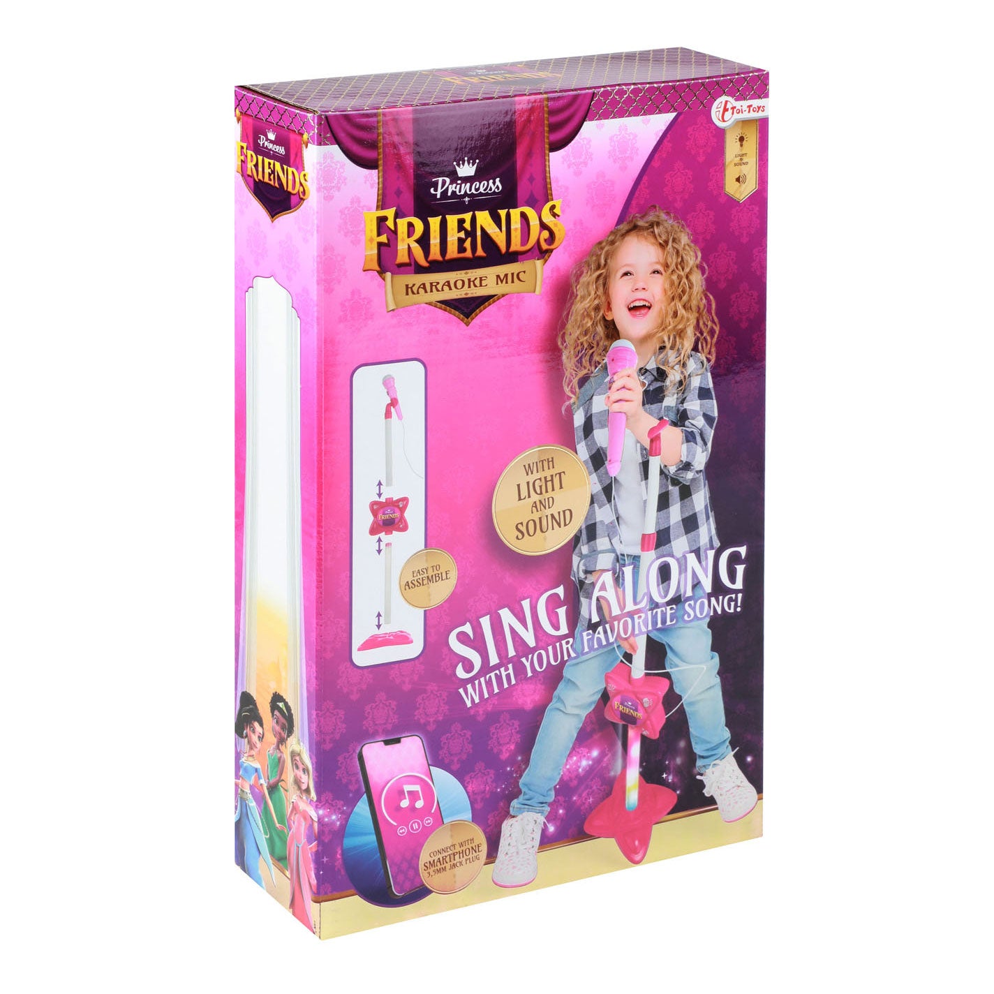 TOI-TOYS Friends Karaoke Set con connessione smartphone