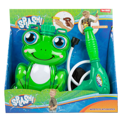 Girafa de pistola de agua salpicada con embalse de mochila