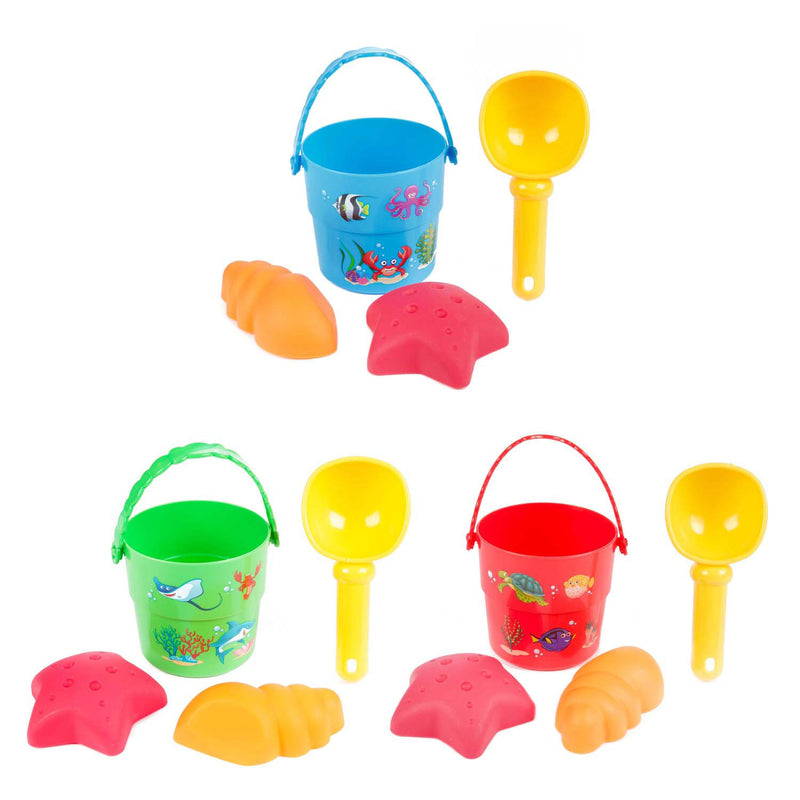 Toi-toys Out Mini Beach Set Set Scoop e forme, 4DLG.