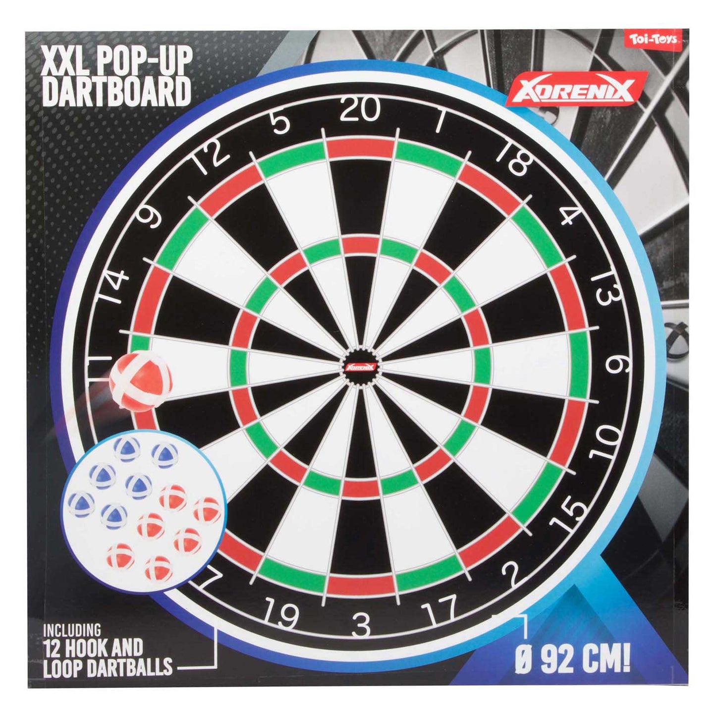 Adrenix Mega Dartboard Velcro, 13dlg.
